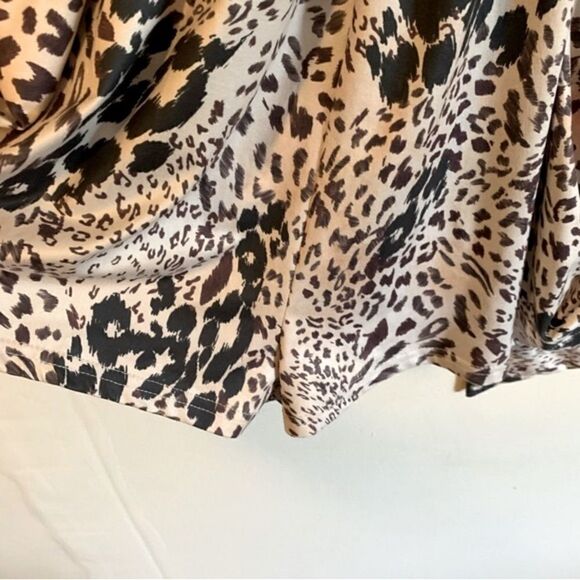 Steve Madden Romper Cheetah Print Stretch w/ Belt Animal Print Medium Gorgeous - Picture 4 of 7